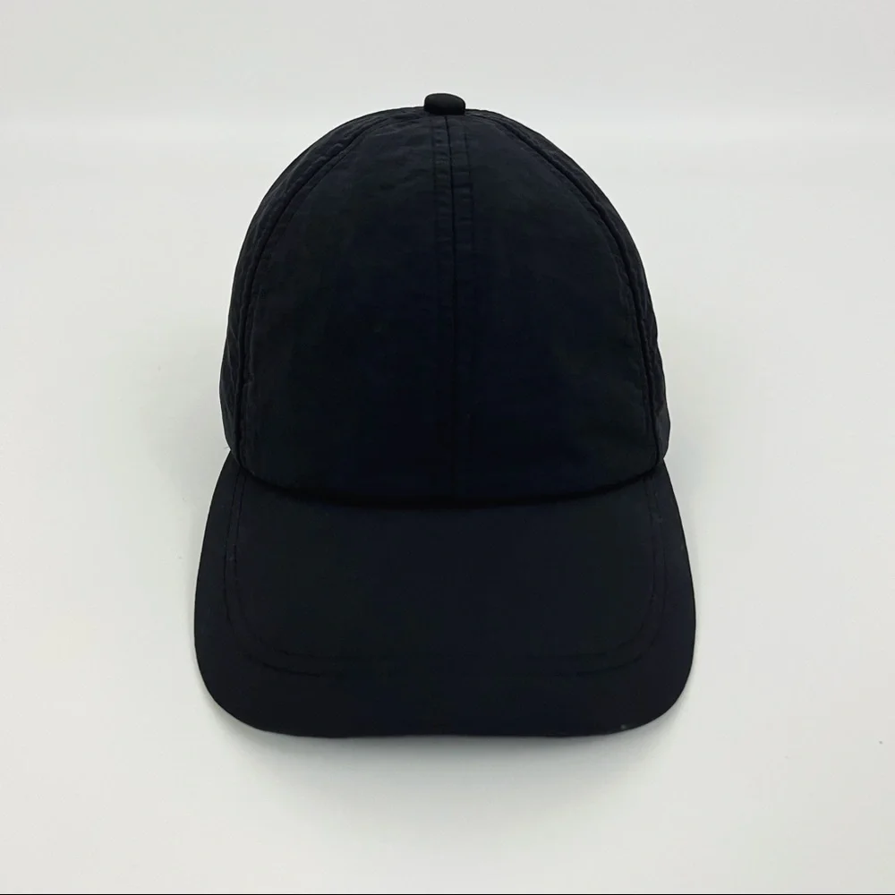 H&M Padded Nylon Cap in Black | Size XS/S